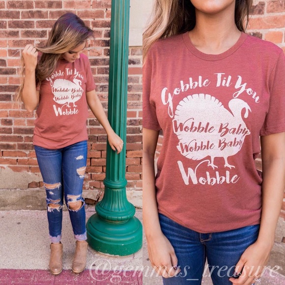 gobble til you wobble baby shirt